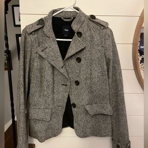 Gap crop tweed jacket   Size Medium
